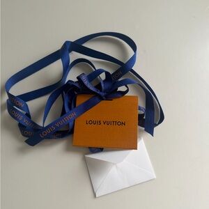 Louis Vuitton Blue Ribbon Gift Set